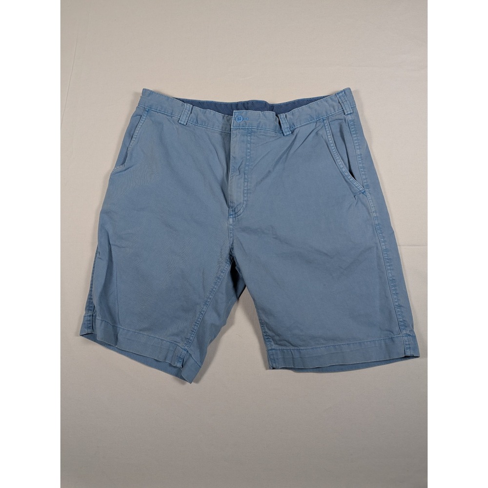 CREMIEUX Garment Dyed Chino Shorts Blue Size 38